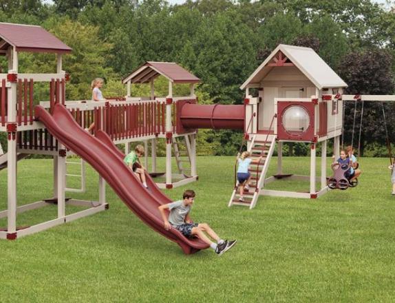 Large Swing Sets in CT by Pine Creek Structures of Berlin