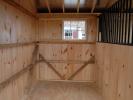 10x20 Run In Barn with Tack Room