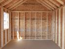 10x14 Cape Cod Style Storage Shed Interior